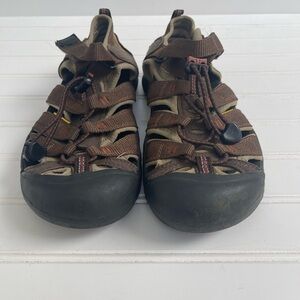 Keen Womens Outdoor Size 5 US 38 UK Brown Tan Adjustable Waterproof Sandal